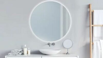 Leroy Merlin ce nouveau miroir est le choix parfait pour une salle de bain design !