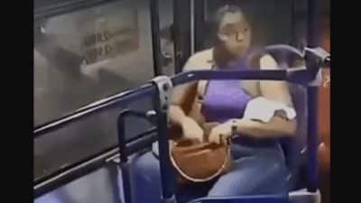Elle utilise la technique du faux téléphone face à un voleur dans le bus (vidéo) !