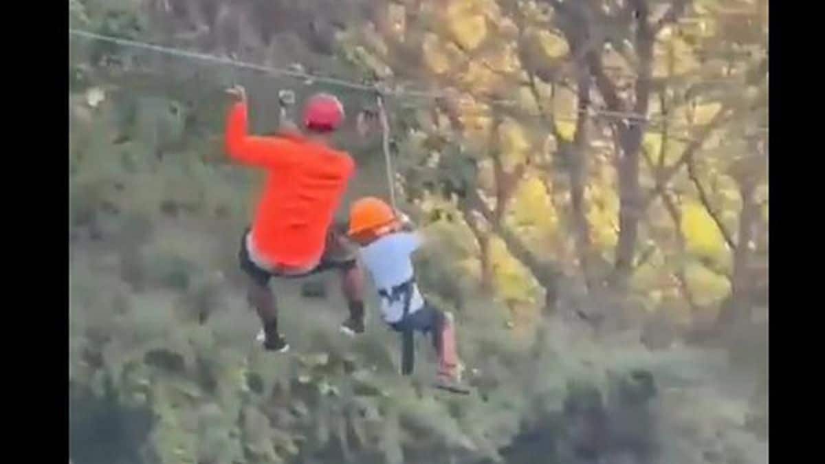 Un enfant de 6 ans fait une terrible chute d'une tyrolienne à 12m de haut (Vidéo) !