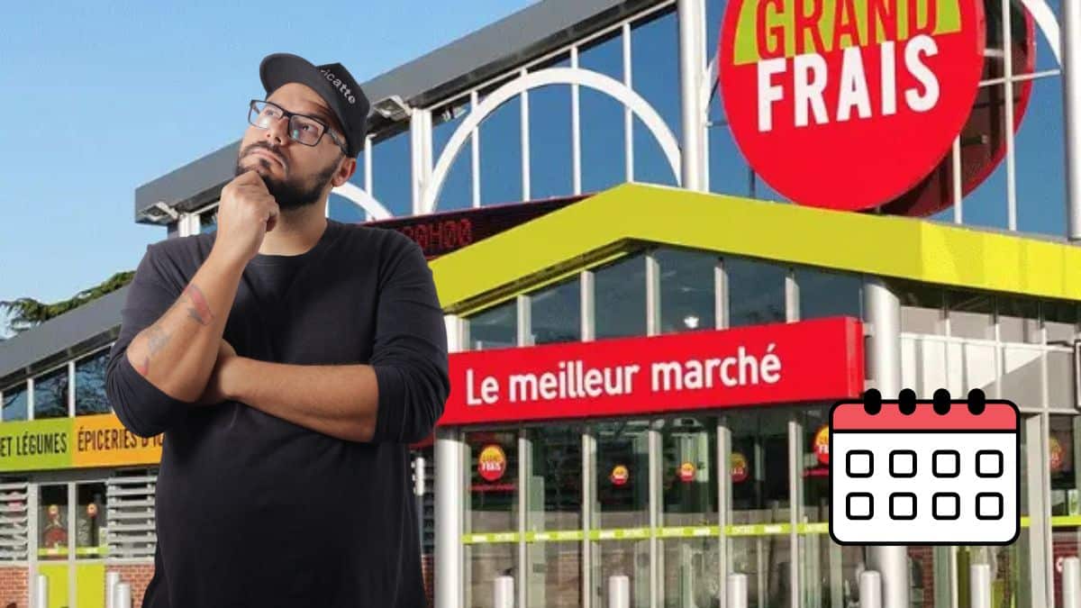 Ce jour de la semaine pour faire ses courses à Grand Frais et faire de grosses économies