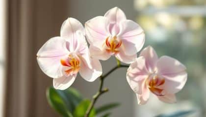 Orchidée floraison continue