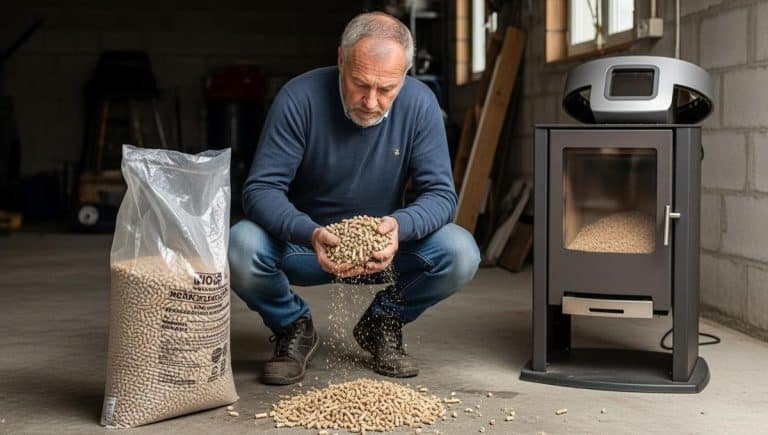 Divertissonsnous.com - Pellets: stockés depuis l’hiver dernier, l’humidité les rend presque inutilisables