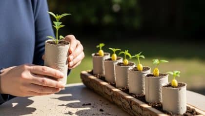 Divertissonsnous.com - Rouleau de papier toilette: l’astuce des jardiniers pour démarrer vos semis et protéger les jeunes plants