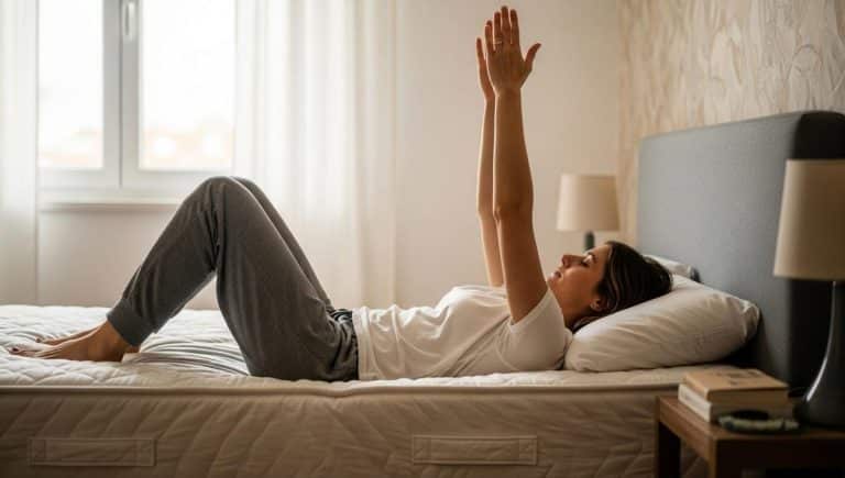 Lepointdujour.fr - Abdos: 4 exercices au lit le soir en 10 minutes pour les renforcer avec peu d’effort