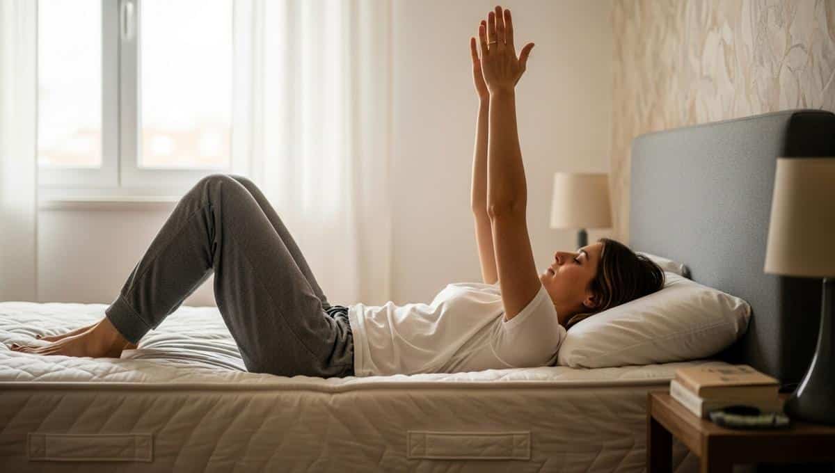 Lepointdujour.fr - Abdos: 4 exercices au lit le soir en 10 minutes pour les renforcer avec peu d’effort