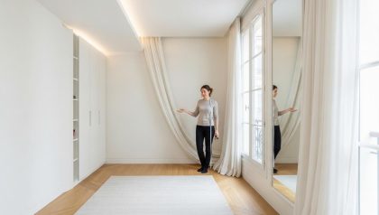 Lepointdujour.fr - Astuce d’architecte: dans moins de 30 m², un simple ajustement fait paraître l’espace beaucoup plus grand