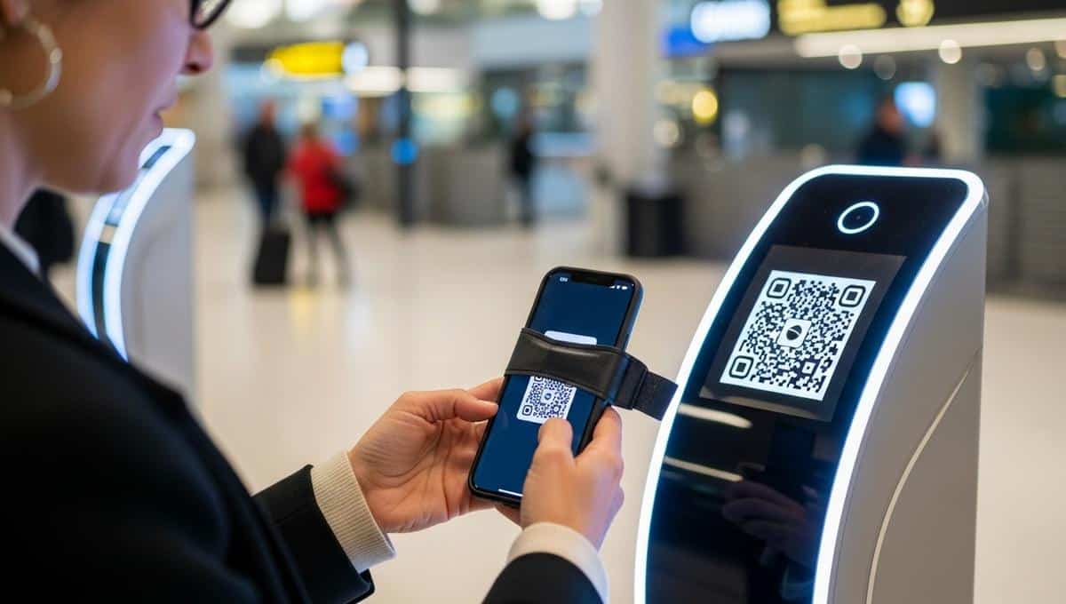 Lepointdujour.fr - Avion : dès novembre 2025, les compagnies abandonnent le papier pour des cartes d’embarquement QR code et biométrie