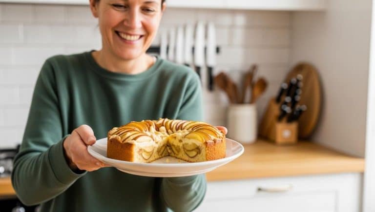 Lepointdujour.fr - Gâteau invisible aux pommes: plus de fruits, moins de pâte, il cartonne au goûter