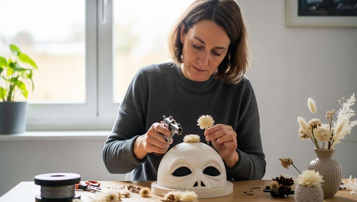 Lepointdujour.fr - Halloween: créez une couronne élégante sans orange criard