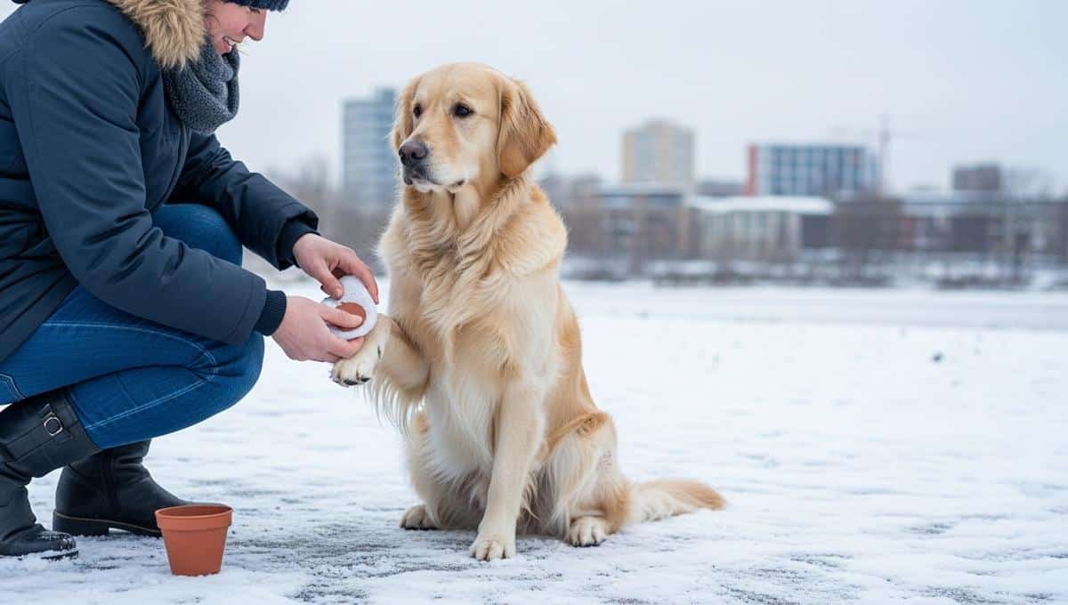 Lepointdujour.fr - Pattes de votre chien: protégez-les du froid avec les conseils des vétérinaires cet hiver