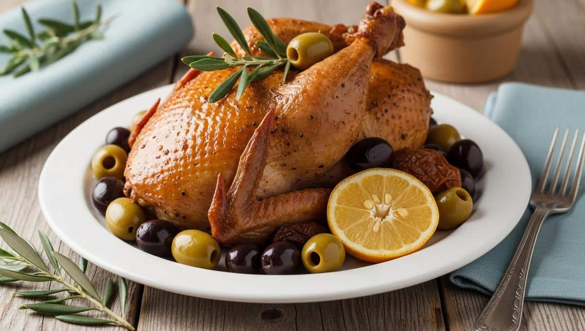 Lepointdujour.fr - Poulet aux olives: recette facile qui régale les grandes tablées