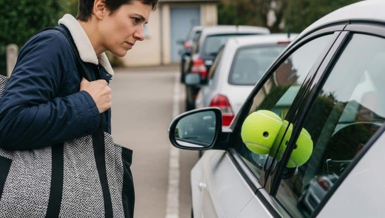 Lepointdujour.fr - Voiture: l’astuce de la balle de tennis pour ouvrir une portière si vos clés sont restées à l’intérieur