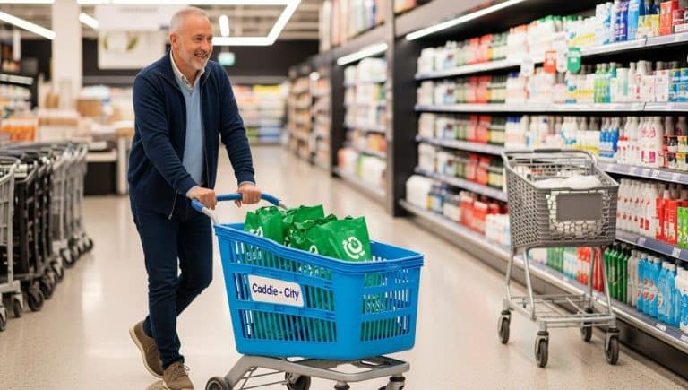 DivertissonsNous - Caddies en supermarché: les modèles classiques disparaissent très vite, remplacés par des solutions de courses plus rapides