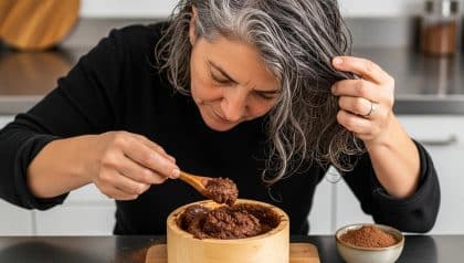Lepointdujour.fr - Cheveux gris: l’astuce au cacao qui les atténue et redonne de l’éclat, sans teintures