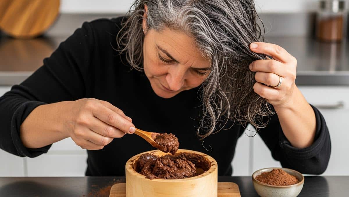 Lepointdujour.fr - Cheveux gris: l’astuce au cacao qui les atténue et redonne de l’éclat, sans teintures