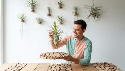 Lepointdujour.fr - Plante déco : la plante aérienne pousse sans terre, sans pot, se suspend partout, entretien facile