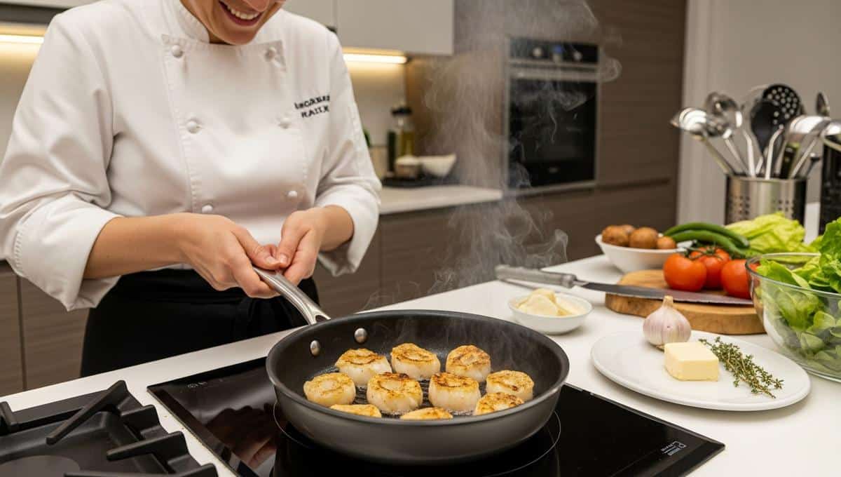 DivertissonsNous - Cooking scallops for Christmas: 5 chef tips to nail the sear and avoid overcooking