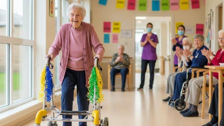 DivertissonsNous - Jeanne, 102 ans, à Limoges: sa course bouleverse la maison de retraite et redonne du souffle aux seniors