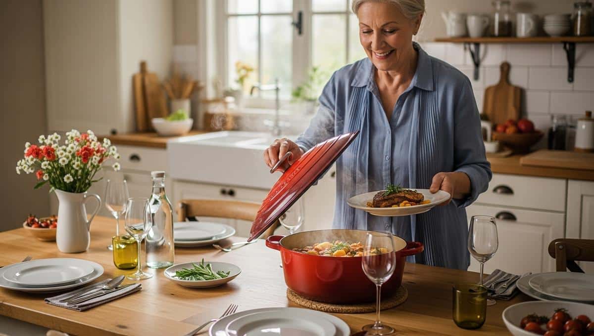DivertissonsNous - Lidl relance une sauteuse en fonte façon cocotte de mamie à 29 €, idéale pour les plats des fêtes