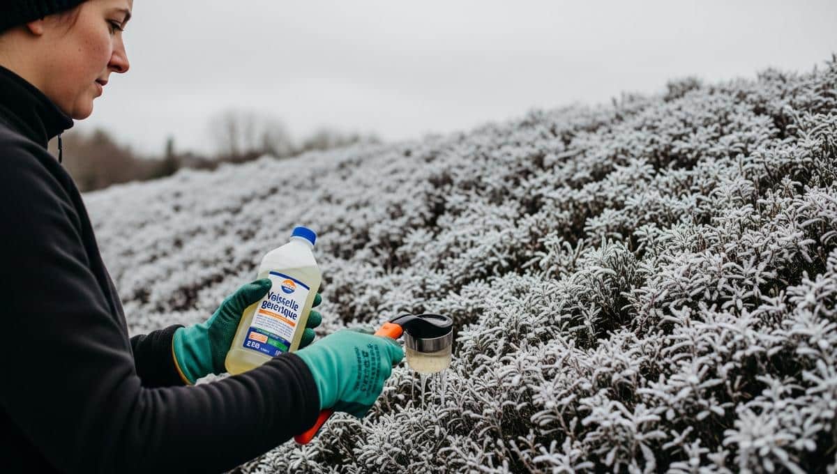 DivertissonsNous - Liquide vaisselle sur la pelouse en hiver : une astuce utile ou un risque pour votre gazon ?