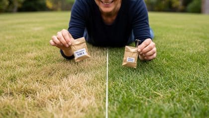 DivertissonsNous - Pelouse: un sachet à 65 centimes évite de tout refaire en 3 jours