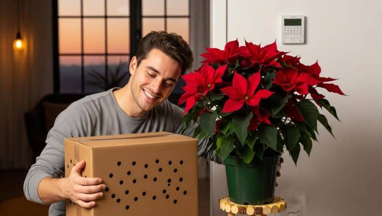 DivertissonsNous - Poinsettia : le rituel du soir qui prolonge sa floraison hivernale grâce à quelques gestes simples