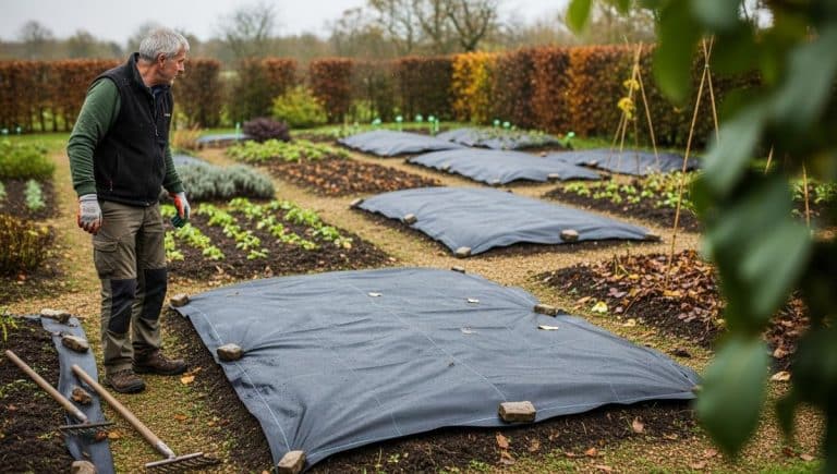 DivertissonsNous - Potager d’hiver : cette astuce avec un matériau foncé protège le sol et booste les récoltes de printemps