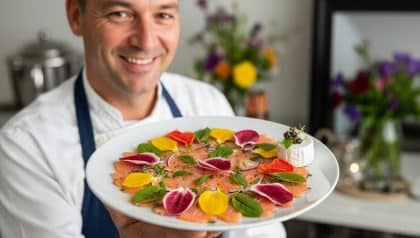DivertissonsNous - Saumon fumé de Noël : la recette express du carpaccio aux betteraves multicolores qui régale les Français