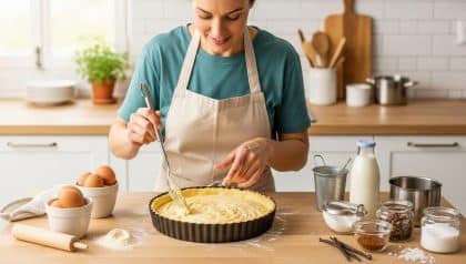 DivertissonsNous - Tarte fondante express : plus rapide qu’un flan, ultra moelleuse comme en boulangerie