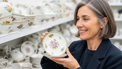 DivertissonsNous - Action: des assiettes vintage en porcelaine confirment la tendance vaisselle 2026 et détrônent le minimalisme