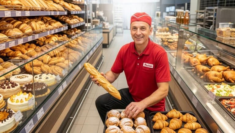 DivertissonsNous - Auchan: un responsable de rayon boulangerie avec un CAP révèle son salaire mensuel en 2024