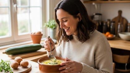DivertissonsNous - Celeriac and potato soup warms winter dinners with creamy, easy, budget-friendly comfort