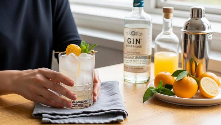 DivertissonsNous - Gin and yuzu fizz: a light, sparkling aperitif ready in minutes this January