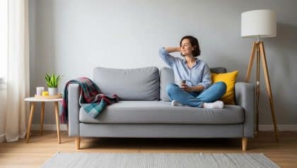 DivertissonsNous - IKEA propose le canapé 2 places KLIPPAN gris à 201 €: confort compact pour petit salon