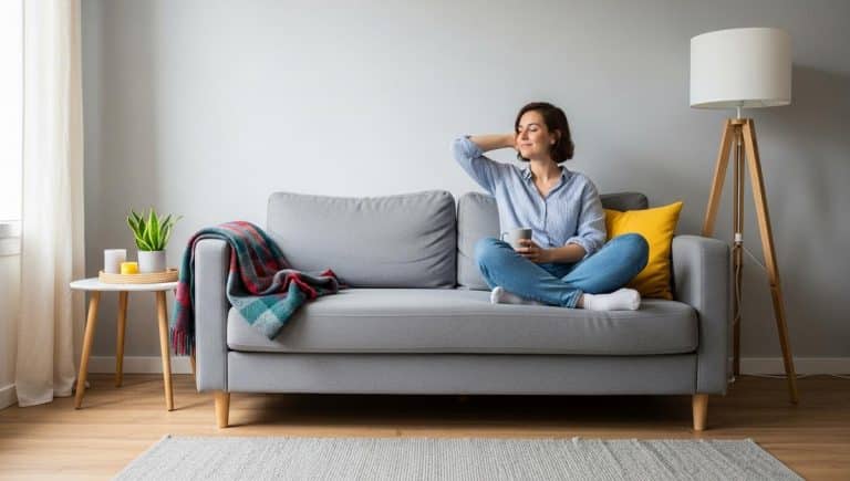 DivertissonsNous - IKEA propose le canapé 2 places KLIPPAN gris à 201 €: confort compact pour petit salon