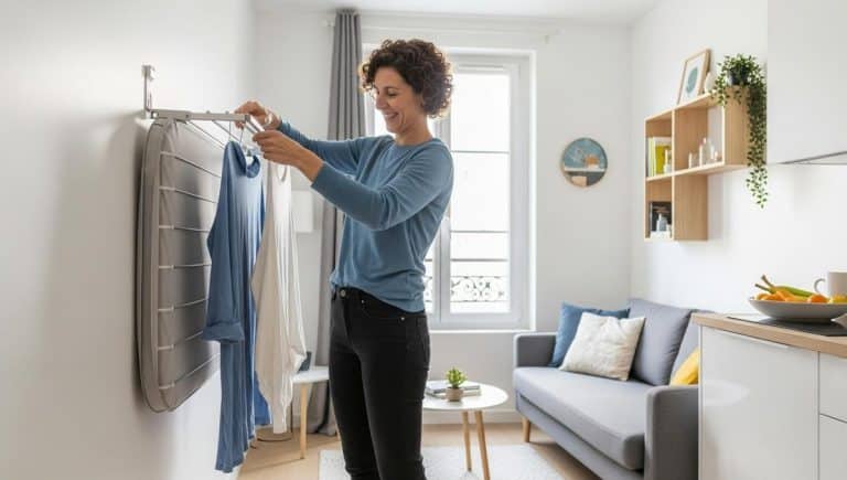 DivertissonsNous - Lidl: étendoir compact et pliable à petit prix, l’allié des petits espaces