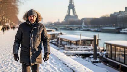 DivertissonsNous - Neige en Île-de-France: un froid polaire arrive à Paris fin janvier