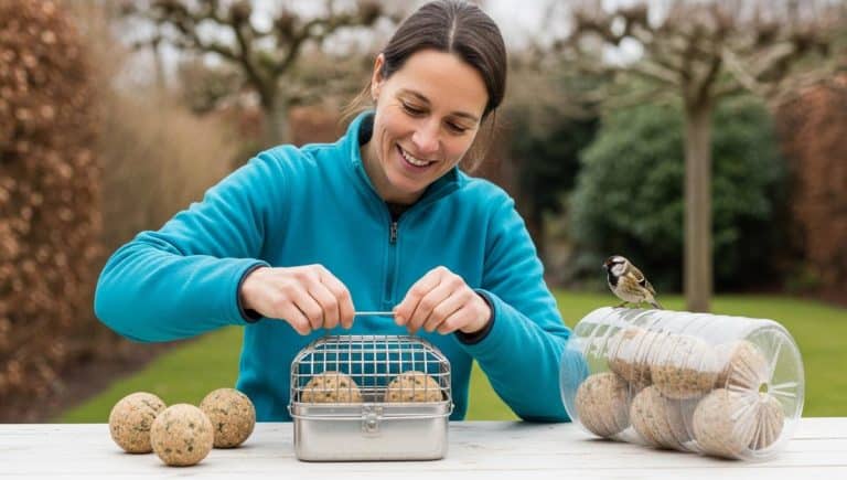 DivertissonsNous - Nourrir les oiseaux en hiver: les filets des boules de graisse mettent leur vie en danger
