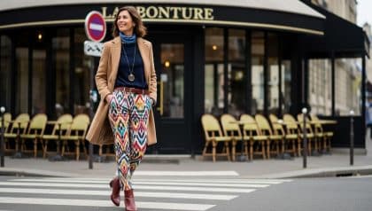 DivertissonsNous - Pantalon Promod ultra stylé: la pièce phare qui fait le look à elle seule cet hiver