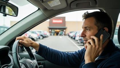 DivertissonsNous - Parking de supermarché: le Code de la route s’applique, 135 € d’amende et 3 points en moins en cas d’infraction