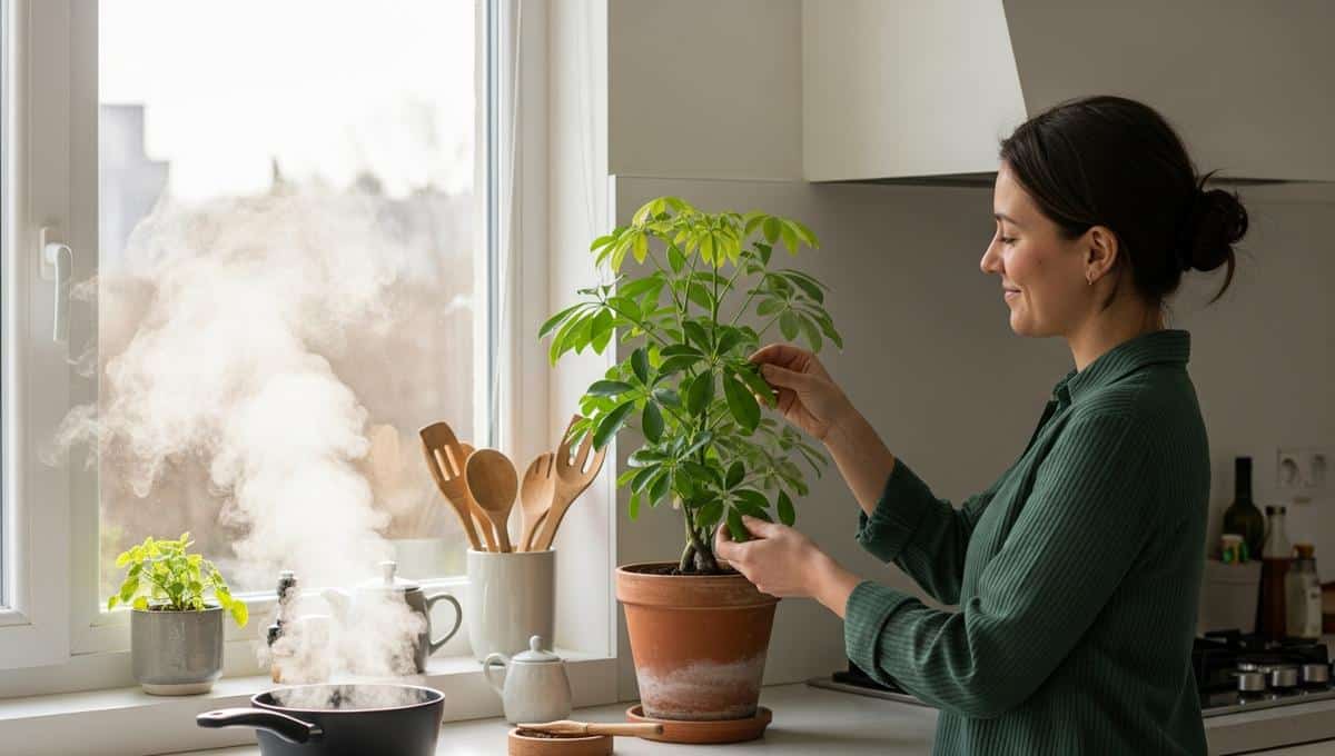 DivertissonsNous - Plante idéale pour le rebord de cuisine: la grande verte méconnue qui supporte chaleur et vapeur