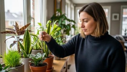 DivertissonsNous - Plantes d'intérieur: le test de la cuillère qui évite l'excès d'arrosage et les sauve en hiver en 1 geste