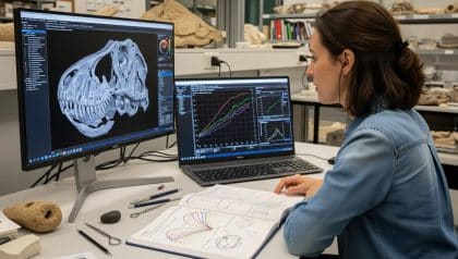 DivertissonsNous - T. rex: new study shows how a bone-crushing bite and reinforced skull make it an apex predator