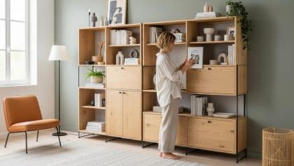 DivertissonsNous - Trendy furniture 2026: a space-saving storage unit replaces the low sideboard in homes