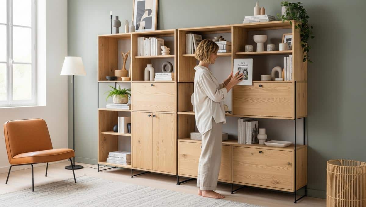 DivertissonsNous - Trendy furniture 2026: a space-saving storage unit replaces the low sideboard in homes