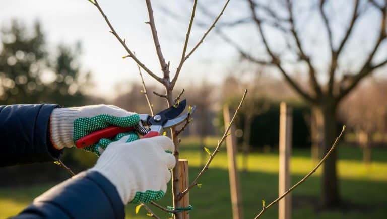 DivertissonsNous - Amandier: taillez dès la plantation pour renforcer le jeune arbre et éviter des branches frêles