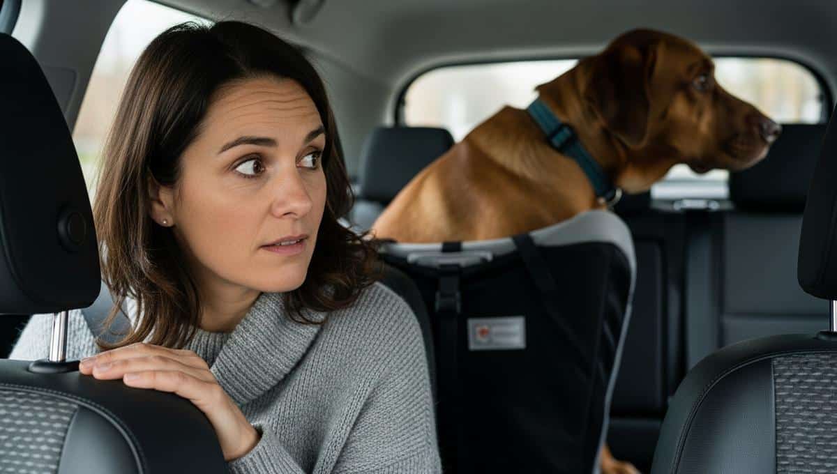 mcetv - Chien en voiture : cette erreur courante d'attache à l'arrière met toute la famille en danger mortel