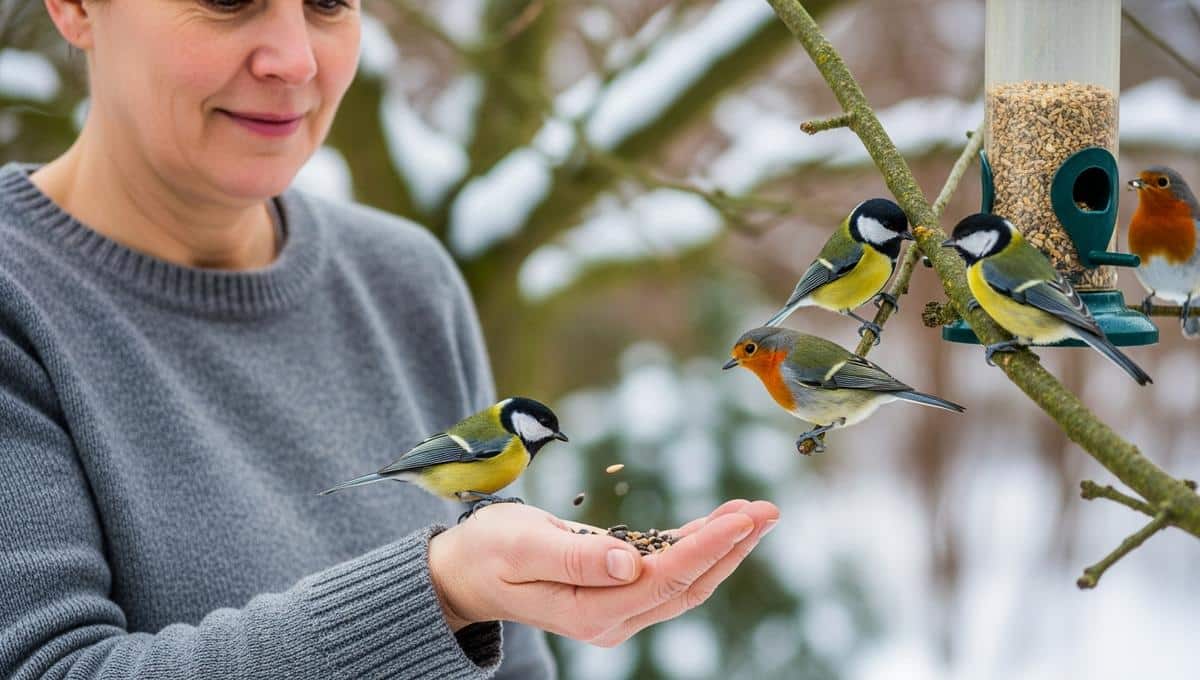 DivertissonsNous - Feeding birds in winter: 5 common mistakes to avoid with seeds, fat balls and fruits