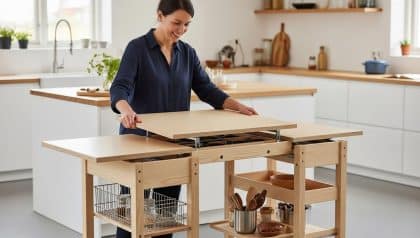 DivertissonsNous - IKEA remplace les îlots de cuisine XXL par une table mobile à rabat déjà en rupture de stock