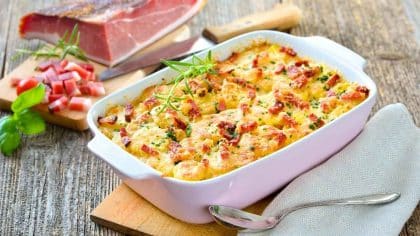 Leek and bacon gratin: this simple trick makes it incredibly creamy every time